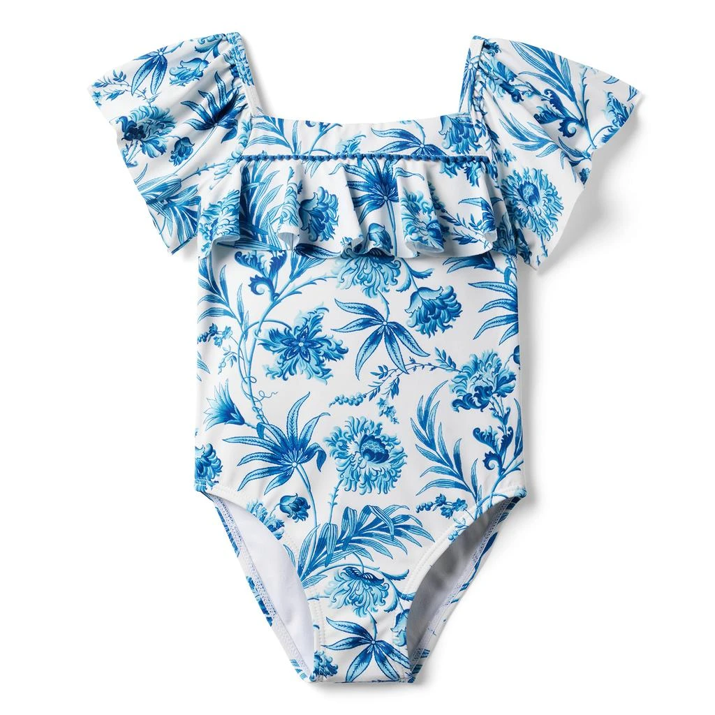 商品Janie and Jack|Floral One-Piece Swim (Toddler/Little Kids/Big Kids),价格¥363,第1张图片