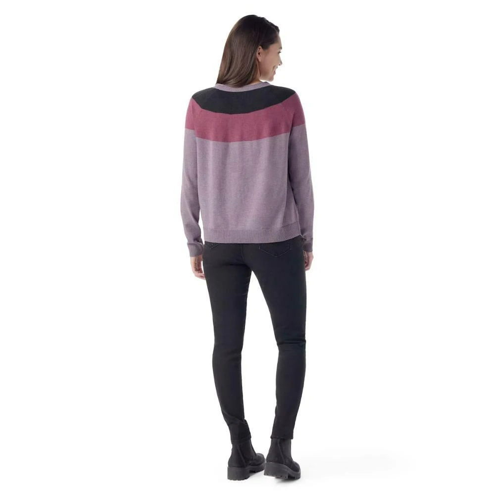 商品SmartWool|Women'S Edgewood Colorblock Crew Sweater,价格¥535,第2张图片详细描述