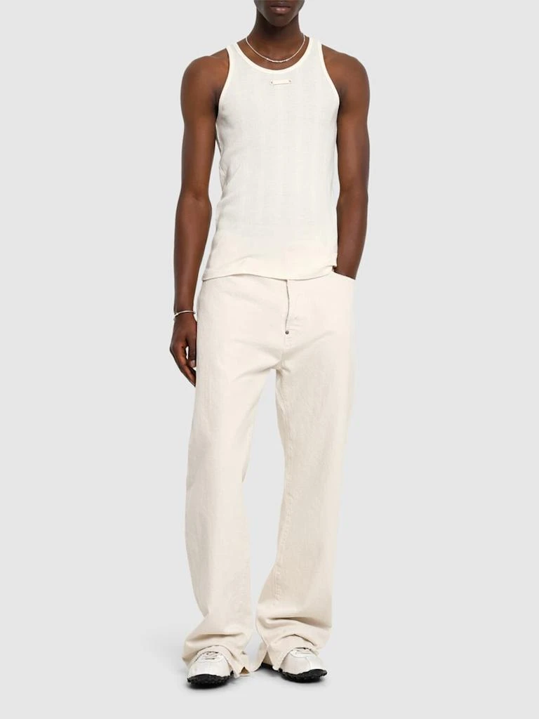 商品MAISON MARGIELA|棉&莱赛尔纤维背心,价格¥1896,第2张图片详细描述