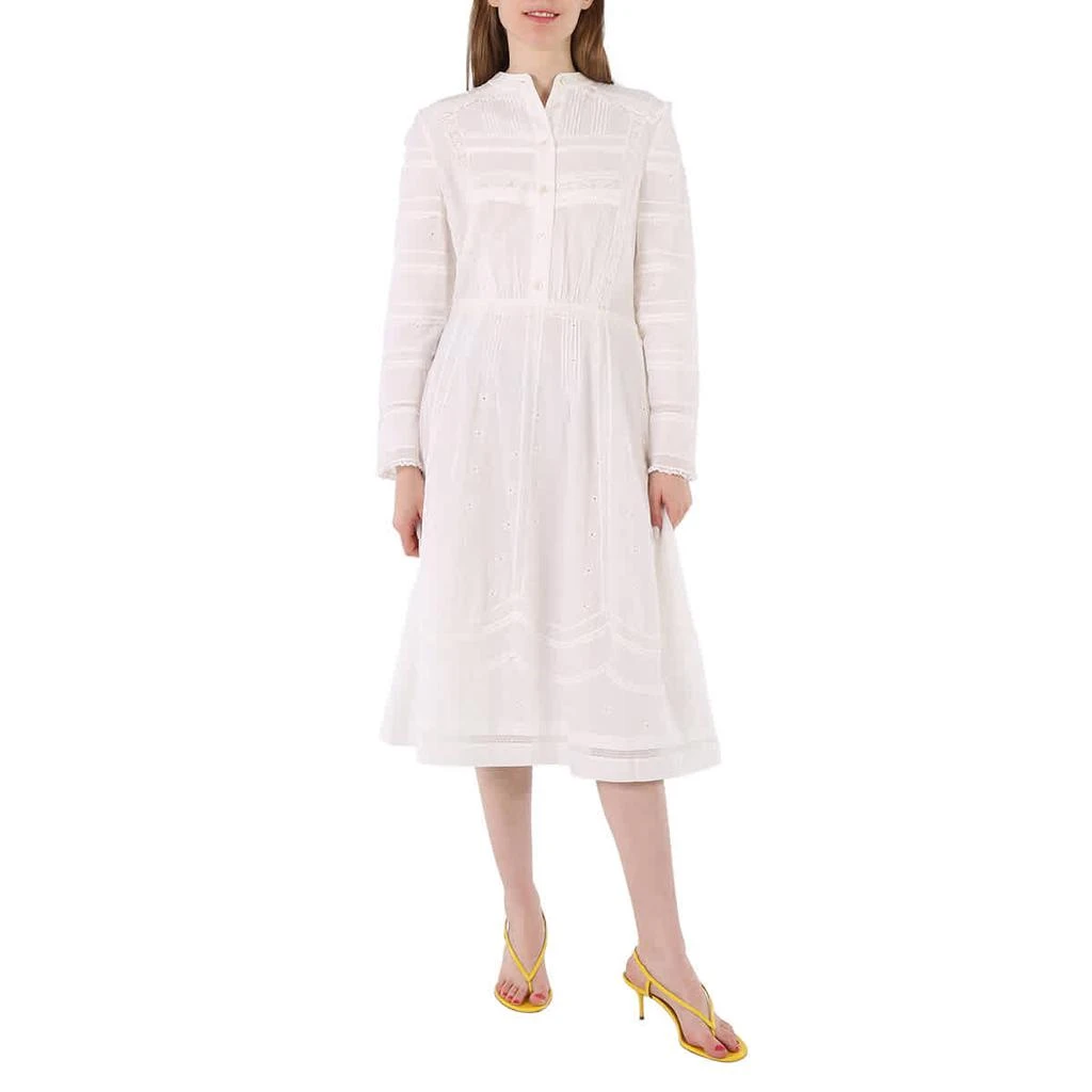 商品Burberry|Burberry Ophilia Lace Dress In Off White, Brand Size 12 (US Size 10),价格¥1716,第1张图片