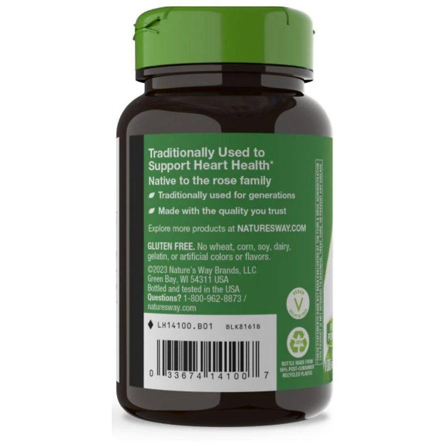 商品Nature's Way|Hawthorn Berry Capsules,价格¥83,第2张图片详细描述