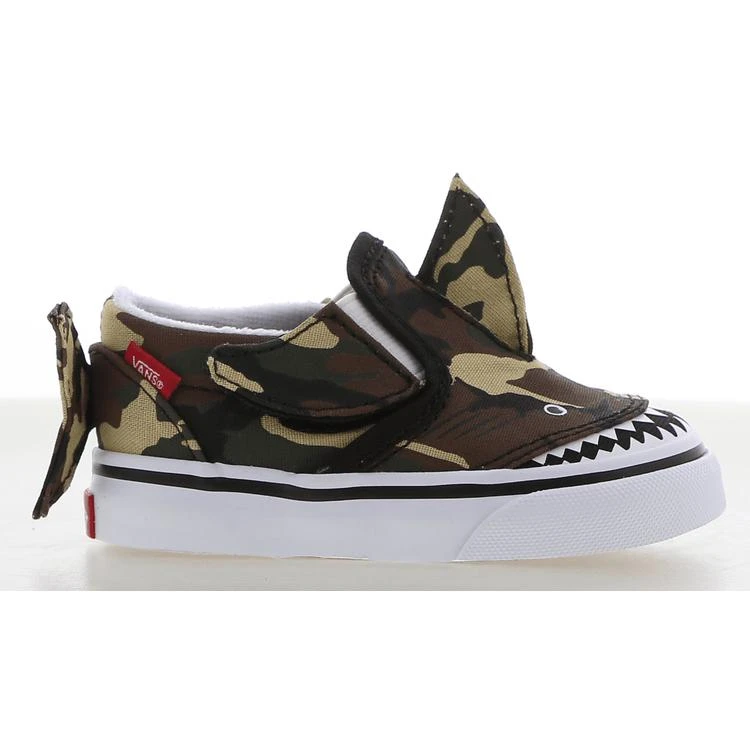 商品Vans|Vans Slip On Camo Shark - Baby Shoes,价格¥222,第1张图片
