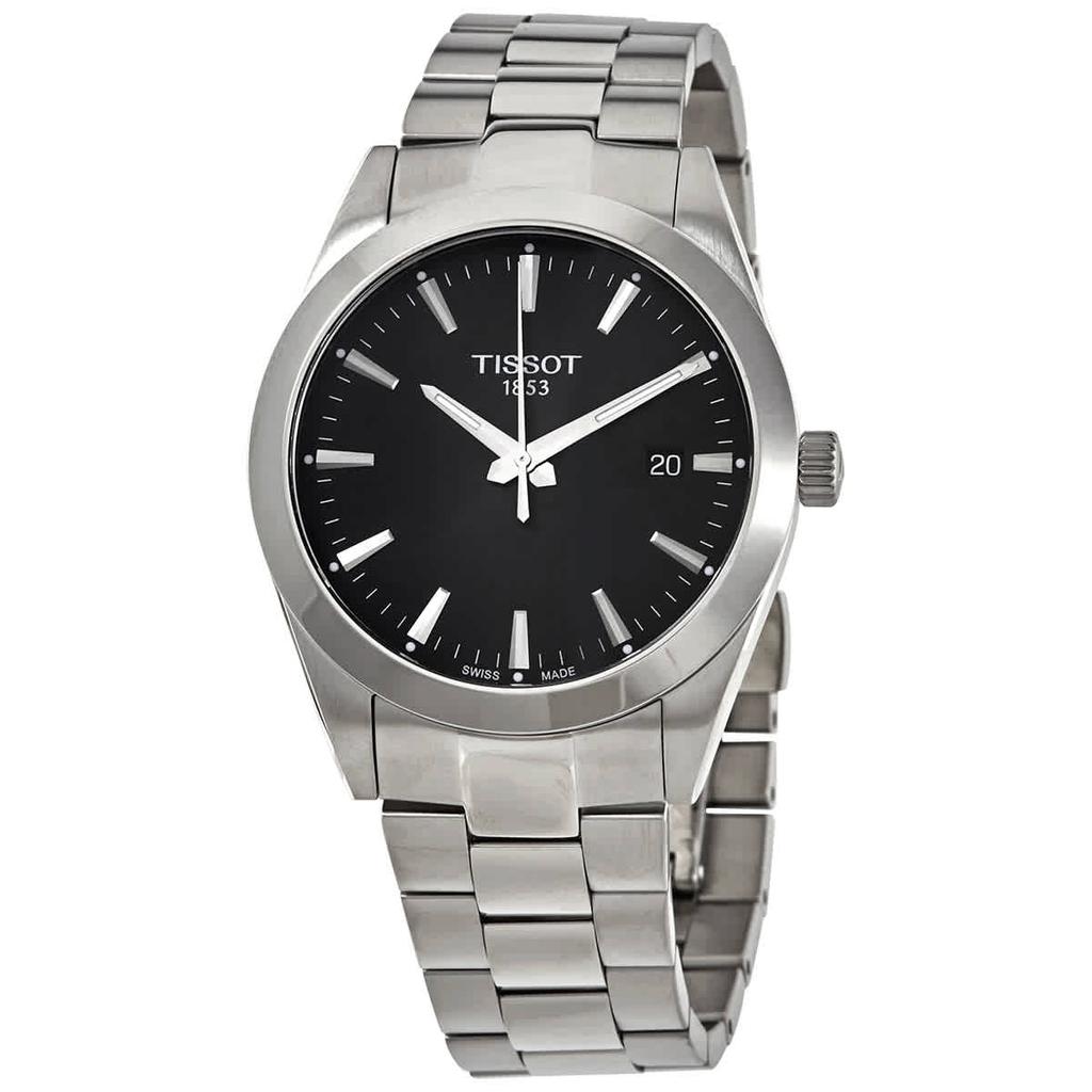 Tissot Gentleman Quartz Black Dial Mens Watch T127.410.11.051.00商品第1张图片规格展示