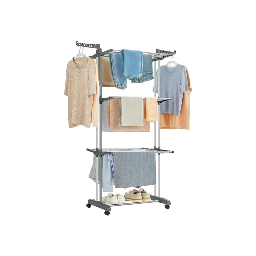 商品BreeBe|4-Tier Clothes Drying Rack Stand,价格¥418,第1张图片