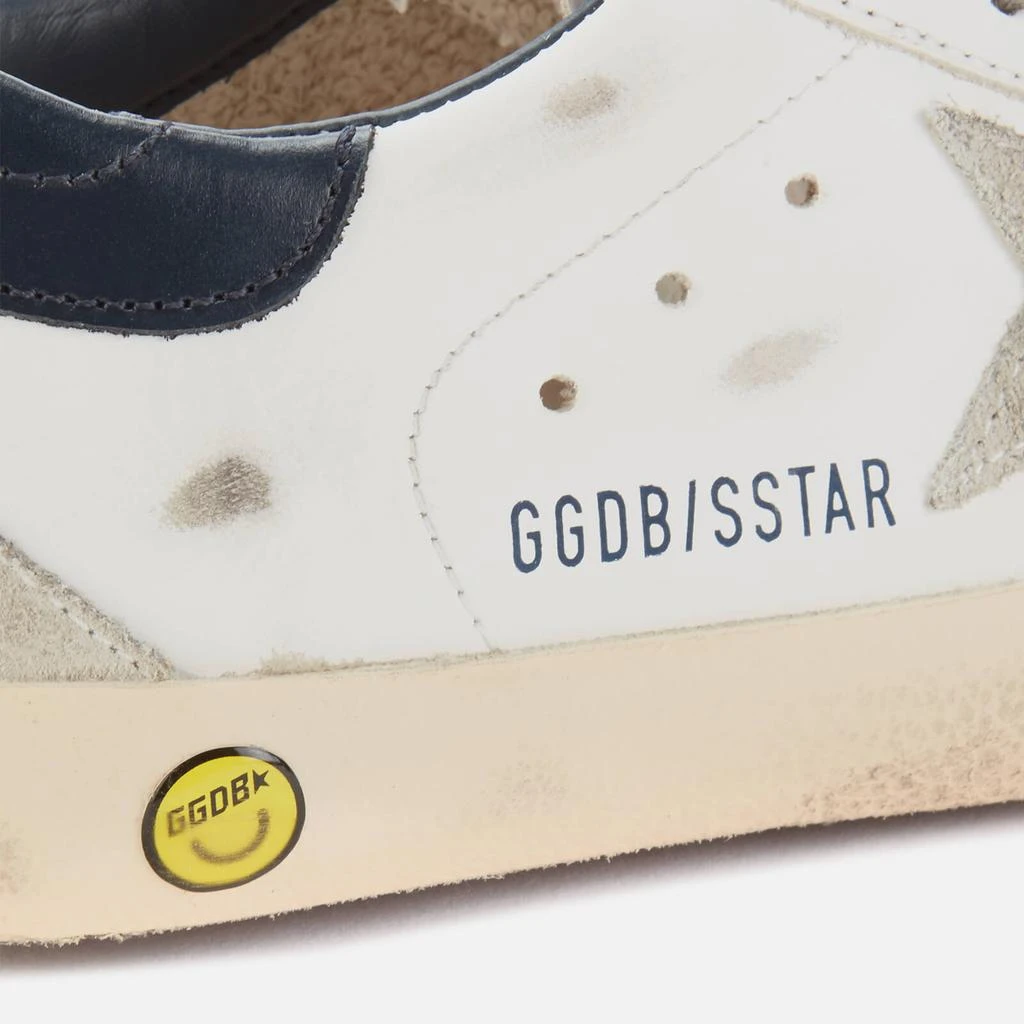 商品Golden Goose|Kids' Superstar Trainers - White/Ice/Navy Blue,价格¥948,第4张图片详细描述