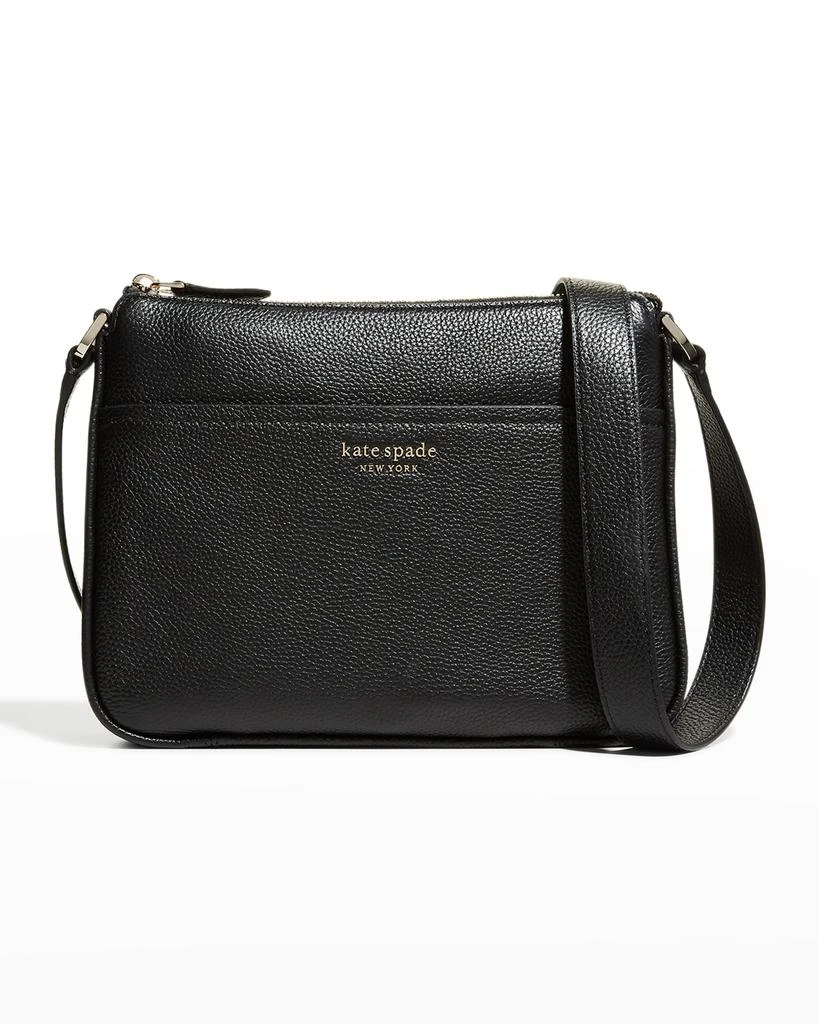 商品Kate Spade|zip leather crossbody bag,价格¥1378,第1张图片