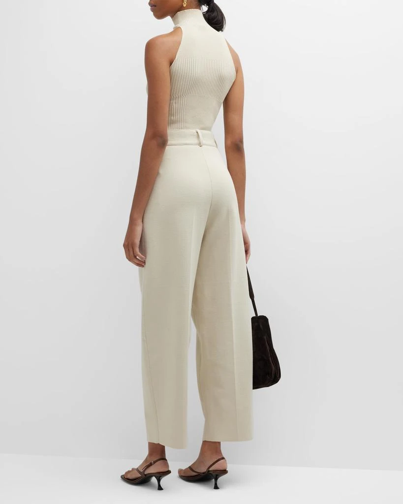 商品AERON|Madeleine High-Rise Straight Cropped Trousers,价格¥4606,第4张图片详细描述