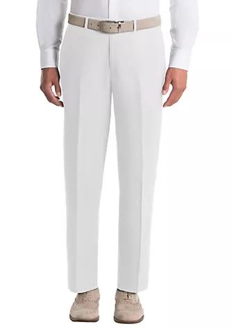 Solid White Linen Suit Separate Pants商品第1张图片规格展示