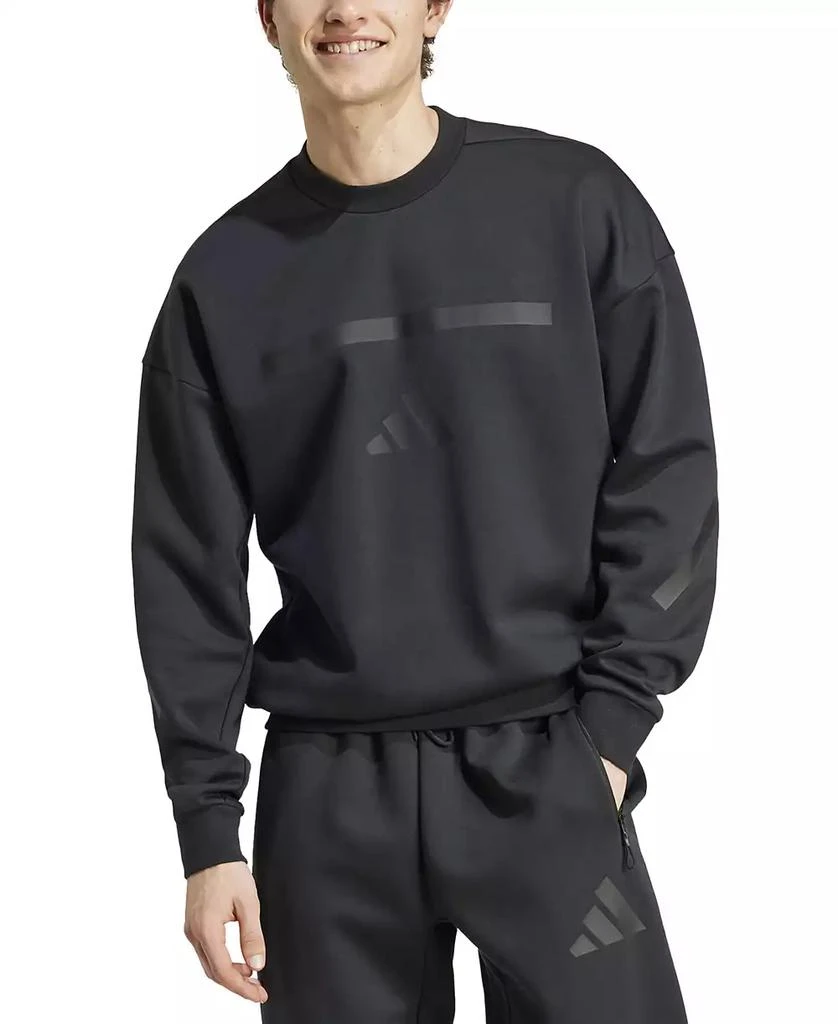 商品Adidas|Men's Z.N.E. Relaxed Fit Long Sleeve Crewneck Sweatshirt,价格¥678,第1张图片