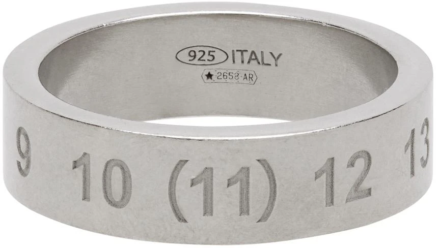 商品MAISON MARGIELA|Silver Numbers Ring,价格¥1987,第1张图片