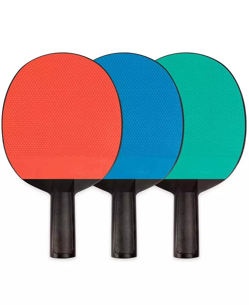 商品Champion Sports|Plastic Rubber Face Table Tennis Paddle, Set of 6,价格¥340,第2张图片详细描述