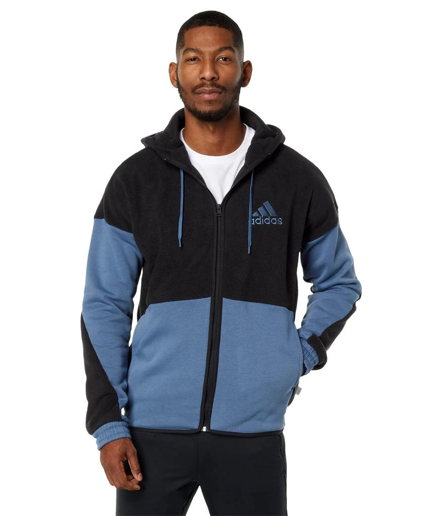 商品Adidas|Color-Block Sherpafleece Full Zip Jacket,价格¥534,第1张图片