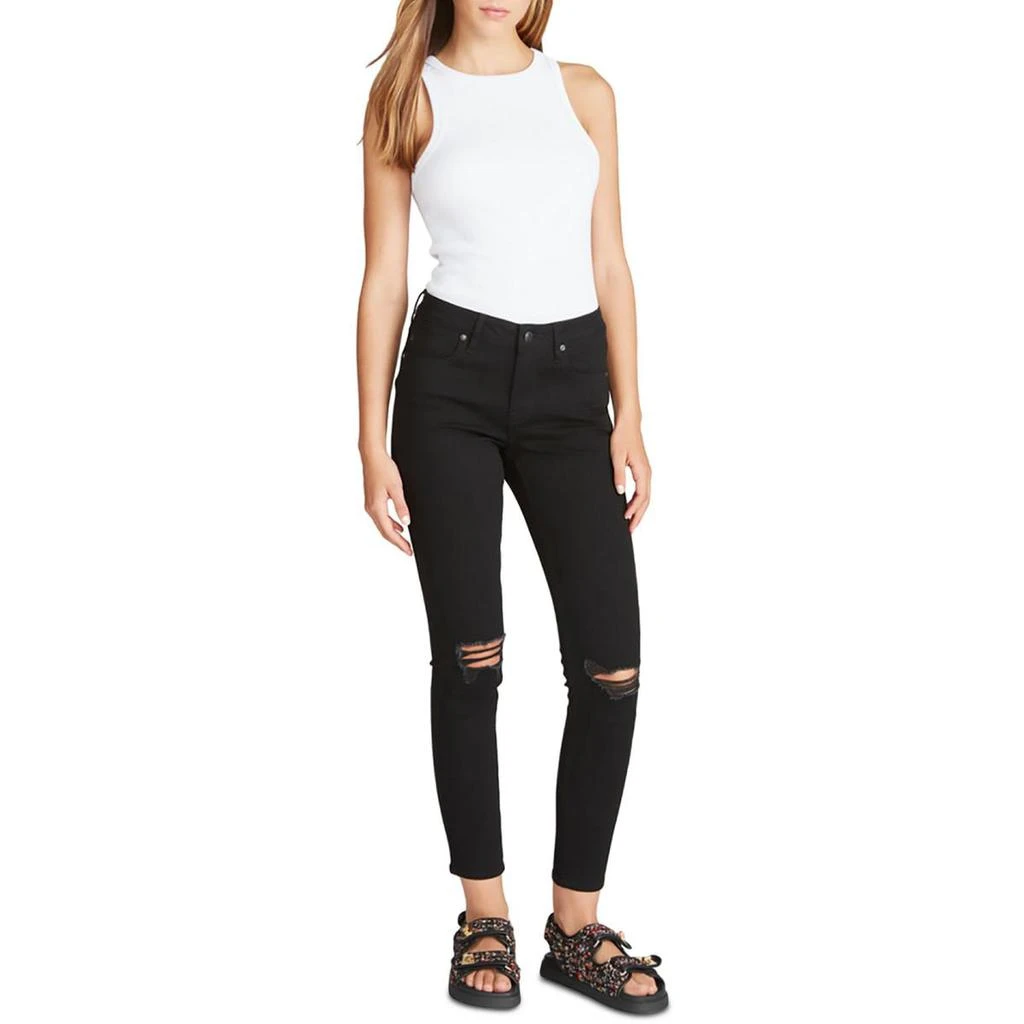 商品VIGOSS|Vigoss Womens  Marley Destructed Low-Rise Colored Skinny Jeans,价格¥54,第1张图片