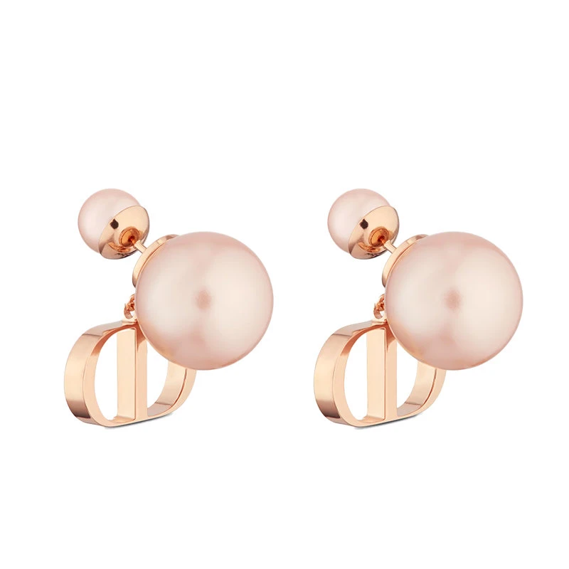 商品Dior|【预售3-7天】迪奥 23新款 女士粉色树脂珠部落风耳环E1293TRIRS_D09P,价格¥3793,第6张图片详细描述