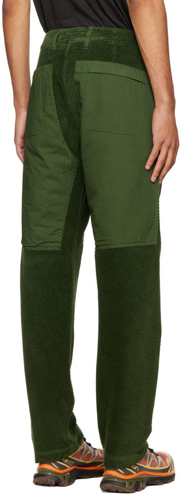 Green Paneled Trousers商品第3张图片规格展示