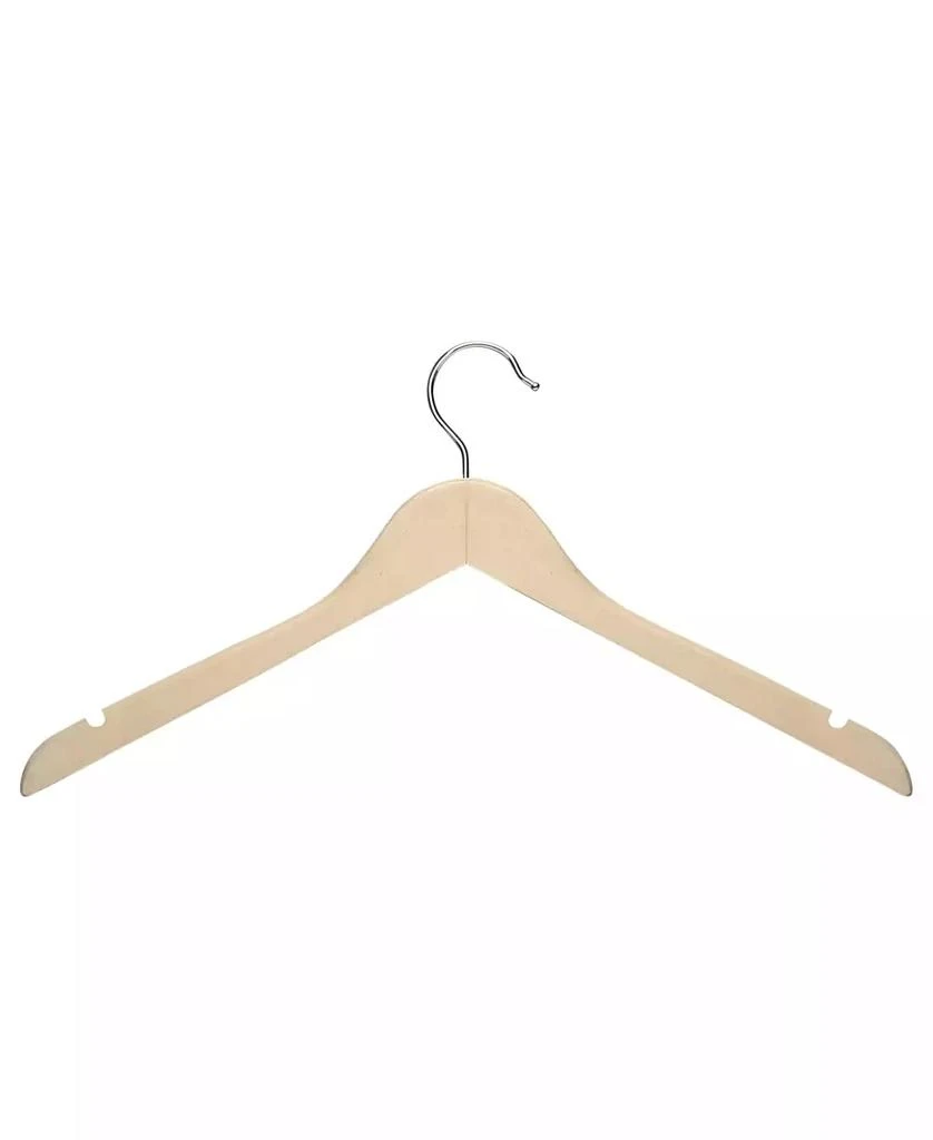 商品Honey Can Do|Maple Wood Shirt Hangers, Set of 20,价格¥449,第1张图片