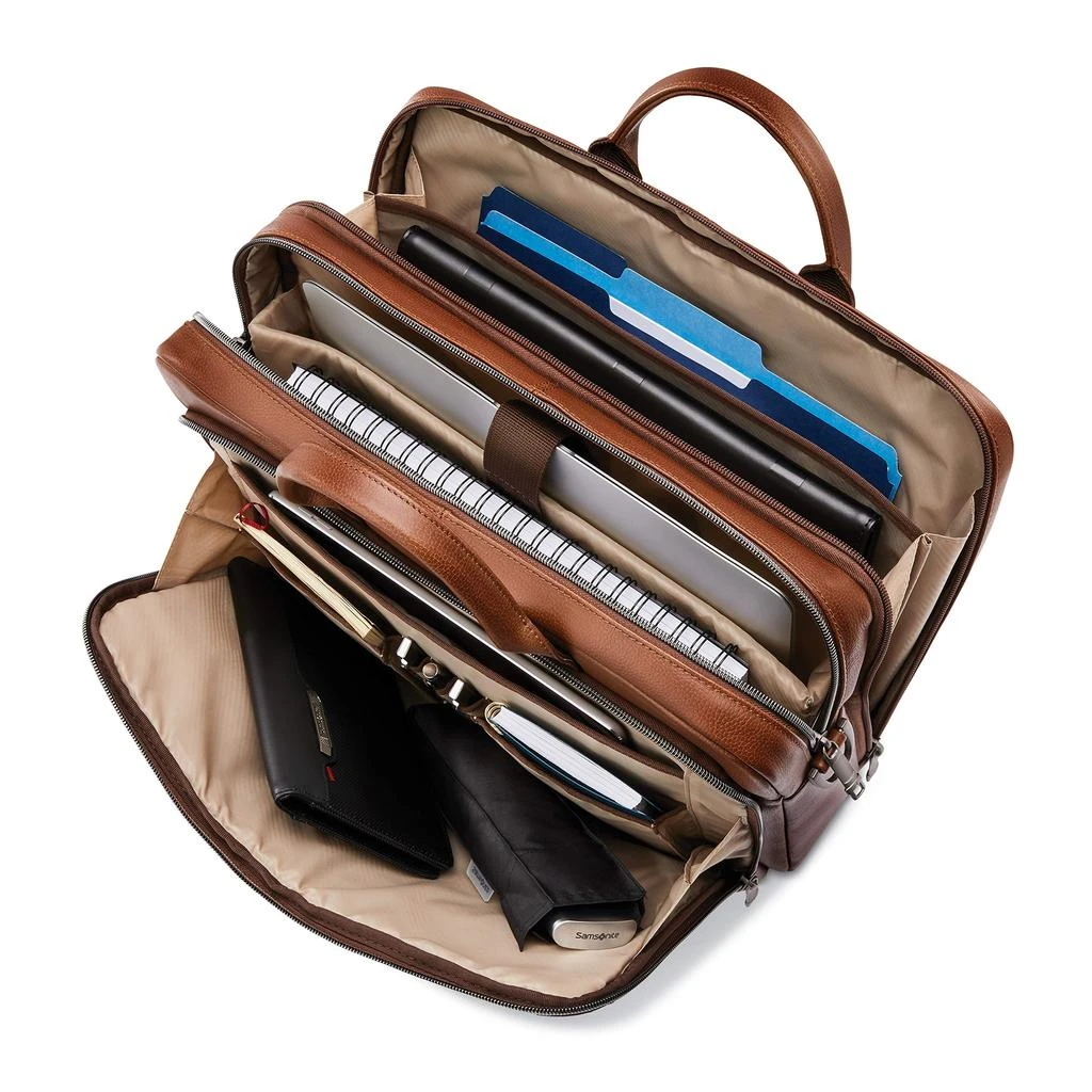 商品Samsonite|Samsonite Classic Leather Toploader Briefcase,价格¥1358,第4张图片详细描述