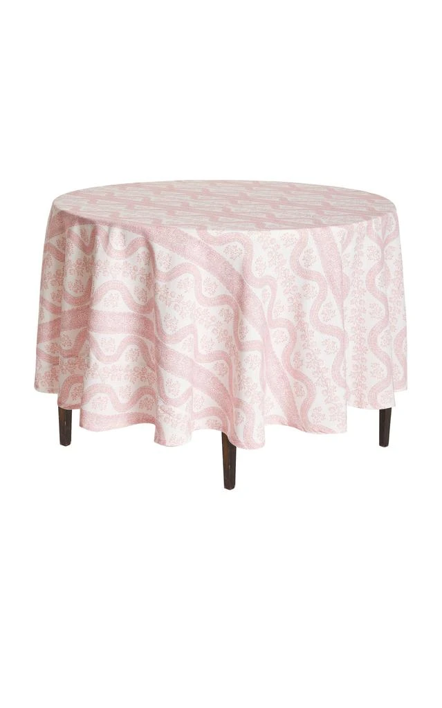 商品MoDA|Moda Domus - Sister Parish For Moda Domus; Dolly Linen Tablecloth - Pink - Moda Operandi,价格¥2980,第1张图片