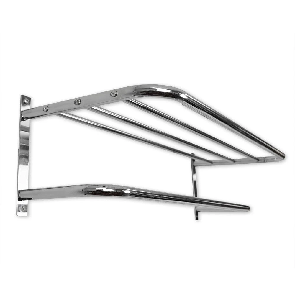 商品Home Basics|Home Basics Wall Mounted Bath Shelf with Towel Bar,价格¥241,第3张图片详细描述