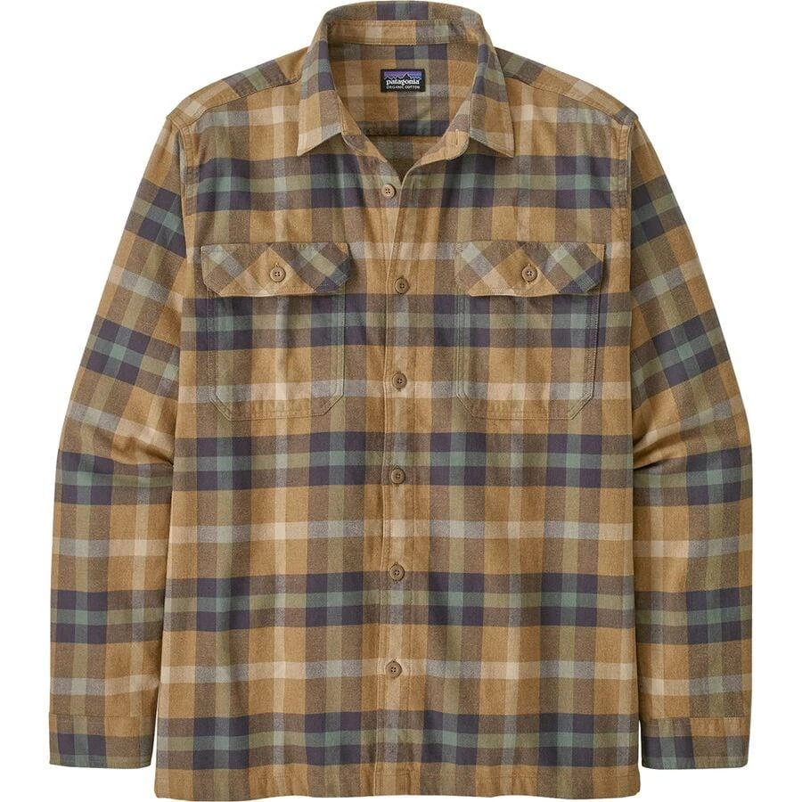 商品Patagonia|Organic Cotton MW Long-Sleeve Fjord Flannel Shirt - Men's,价格¥372,第2张图片详细描述