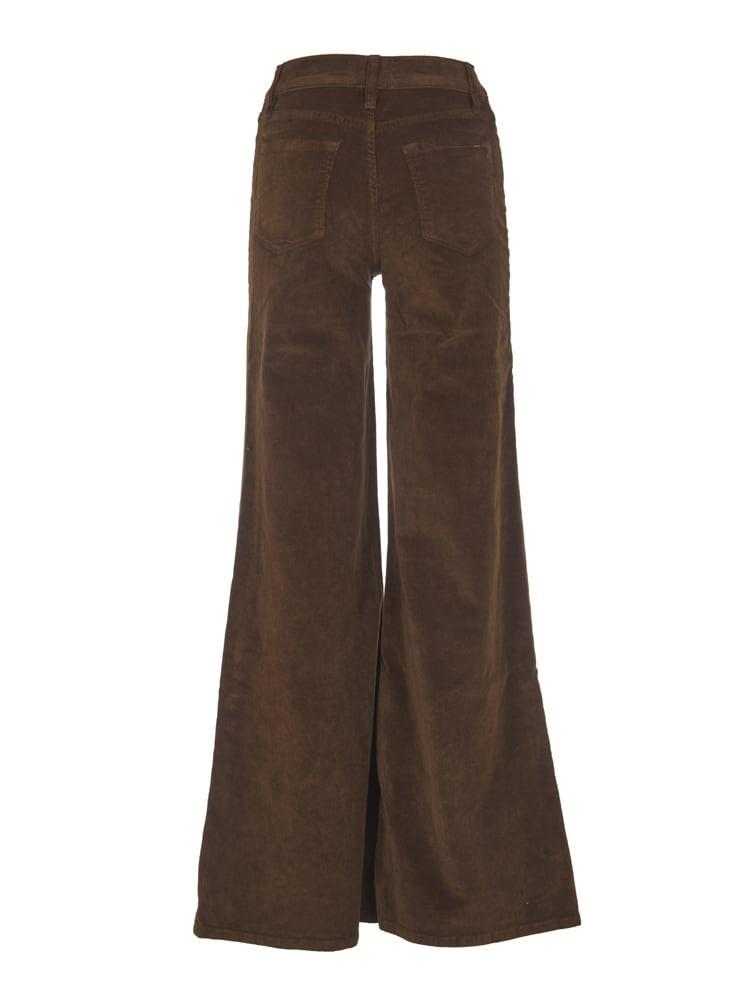 商品FRAME|Frame Brown Corduroy Palazzo Trousers,价格¥2044,第4张图片详细描述