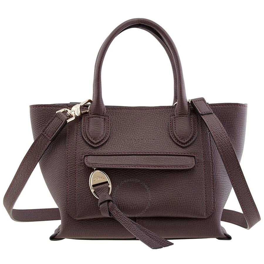 商品Longchamp|Ladies Mailbox Aubergine Top Handle Bag,价格¥4439,第1张图片