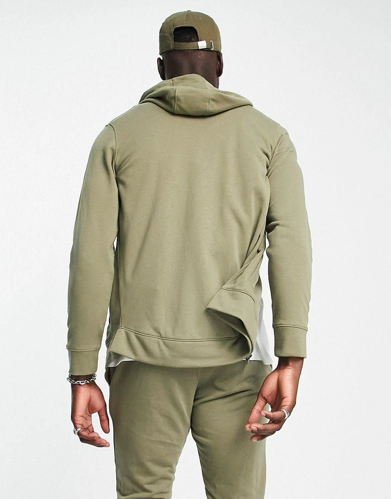 商品Under Armour|Under Armour Rival terry hoodie in khaki,价格¥308,第2张图片详细描述