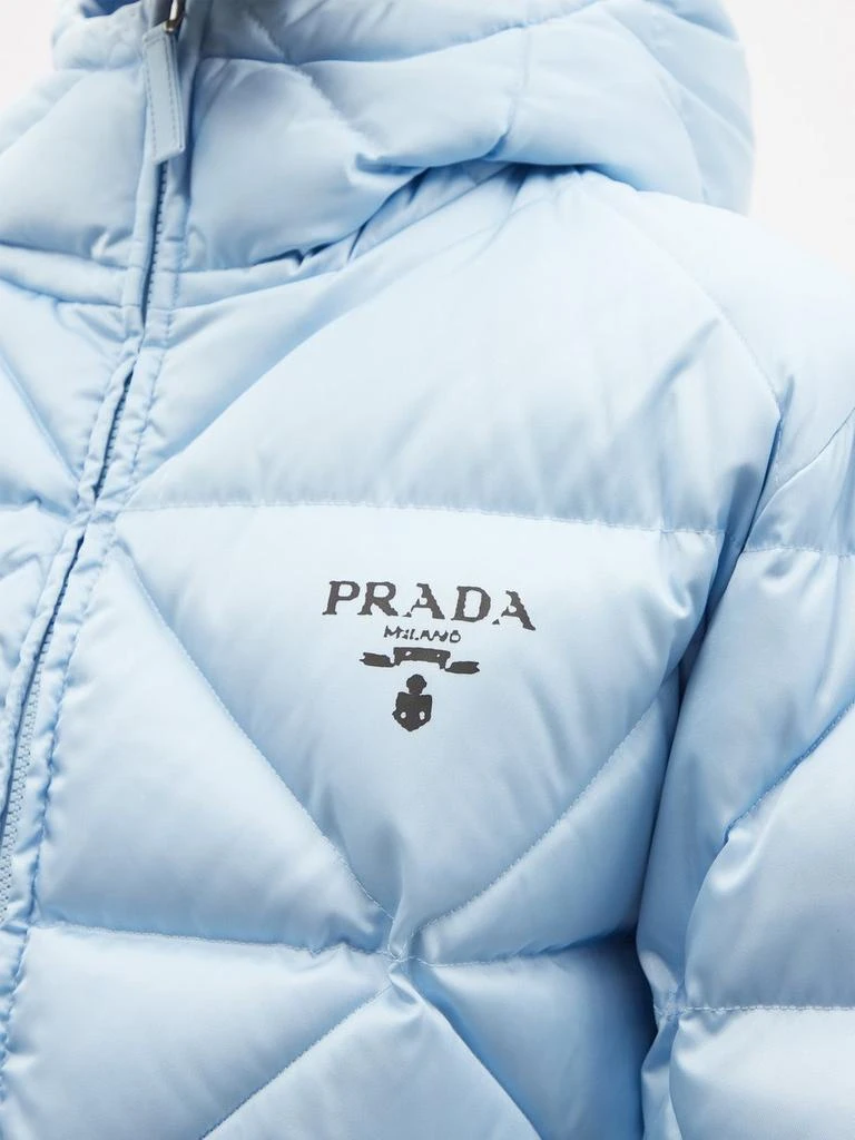 商品Prada|Hooded quilted down Re-Nylon jacket,价格¥9785,第3张图片详细描述