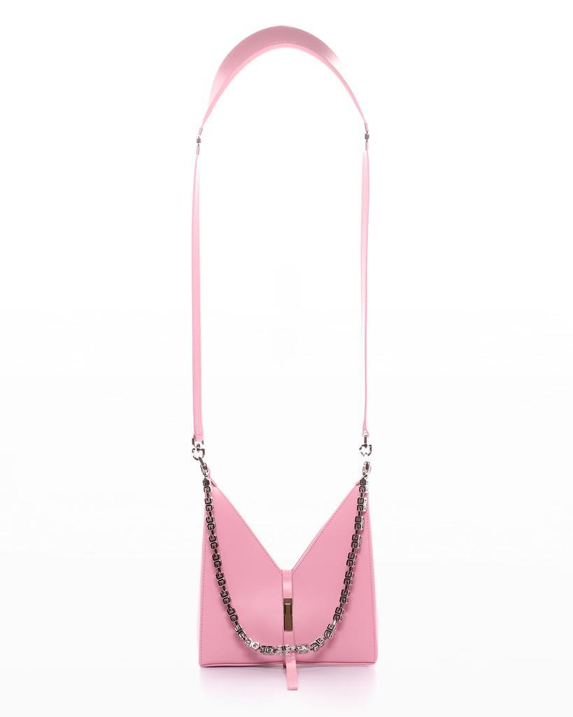 商品Givenchy|Cutout Mini Shoulder Bag with Chain, Baby Pink,价格¥12208,第1张图片