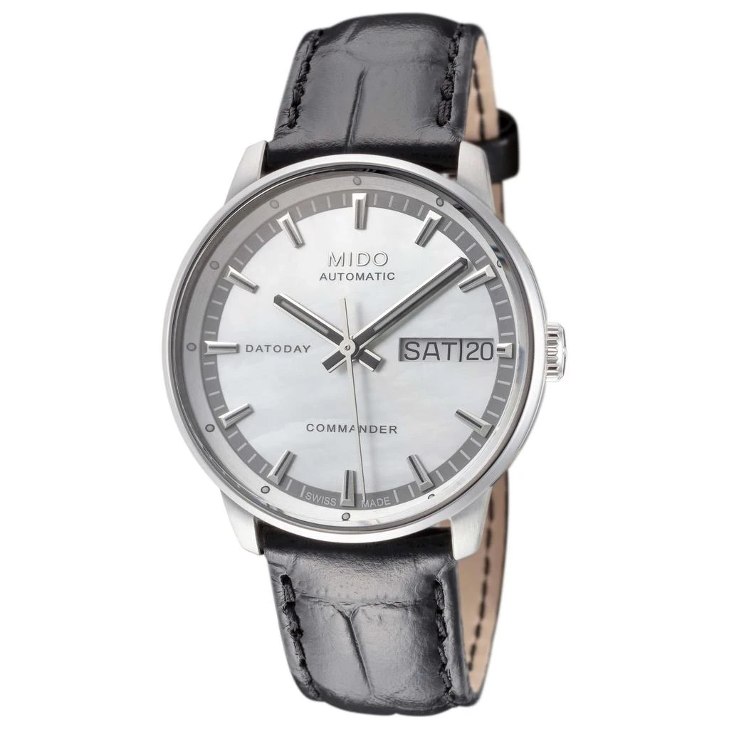 商品MIDO|美度指挥官系列女士机械手表 33mm M0162301611180,价格¥3017,第1张图片