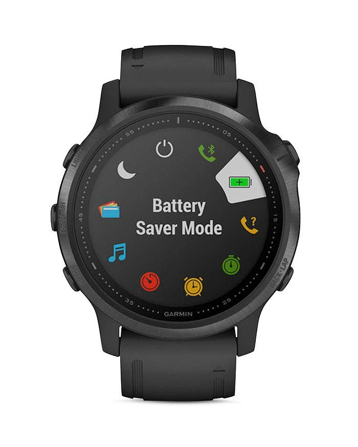 Fenix 6S Black Silicone Strap Smartwatch, 42mm 商品