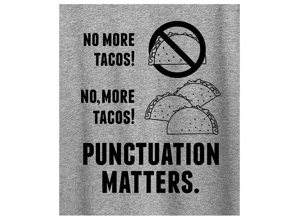 商品Hybrid Apparel|Trendy Plus Size Eat More Tacos Graphic T-Shirt,价格¥216,第3张图片详细描述