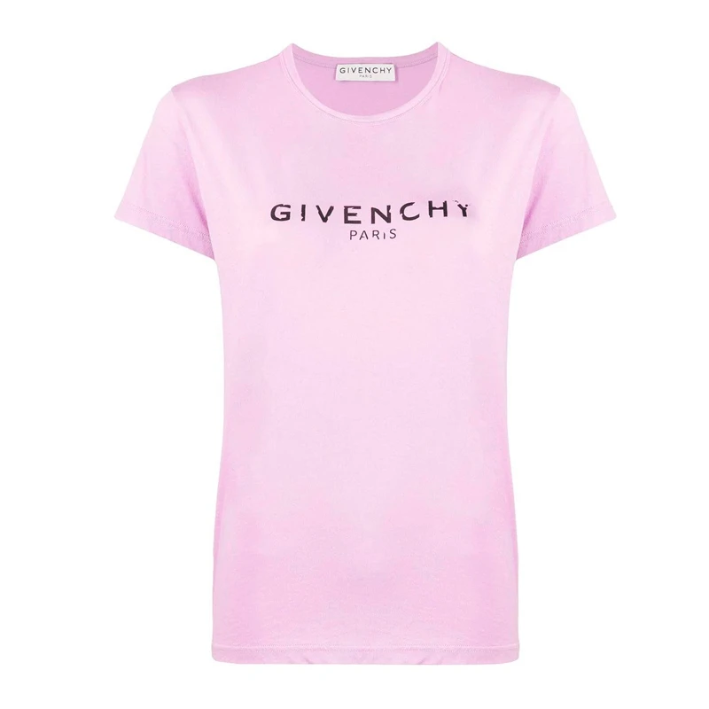 商品Givenchy|Givenchy 纪梵希 淡紫色女士短袖T恤 BW707X3Z0Y-541,价格¥2106,第1张图片