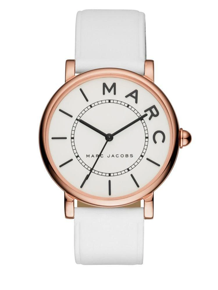 商品Marc Jacobs|Classic Rose Goldtone Stainless Steel and Leather Three-Hand Strap Watch,价格¥1315,第1张图片