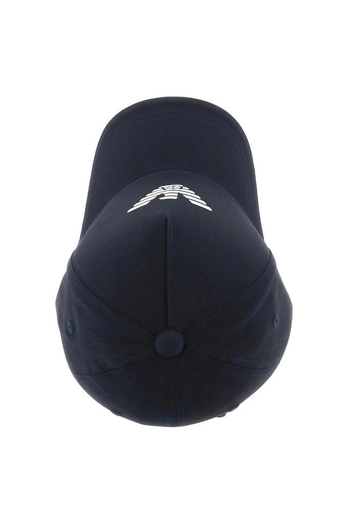 商品Emporio Armani|Emporio Armani Logo Printed Baseball Cap,价格¥487,第4张图片详细描述