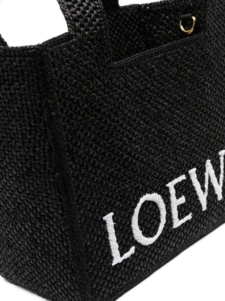 商品Loewe|LOEWE - Loewe Font Medium Raffia Tote Bag,价格¥12074,第5张图片详细描述