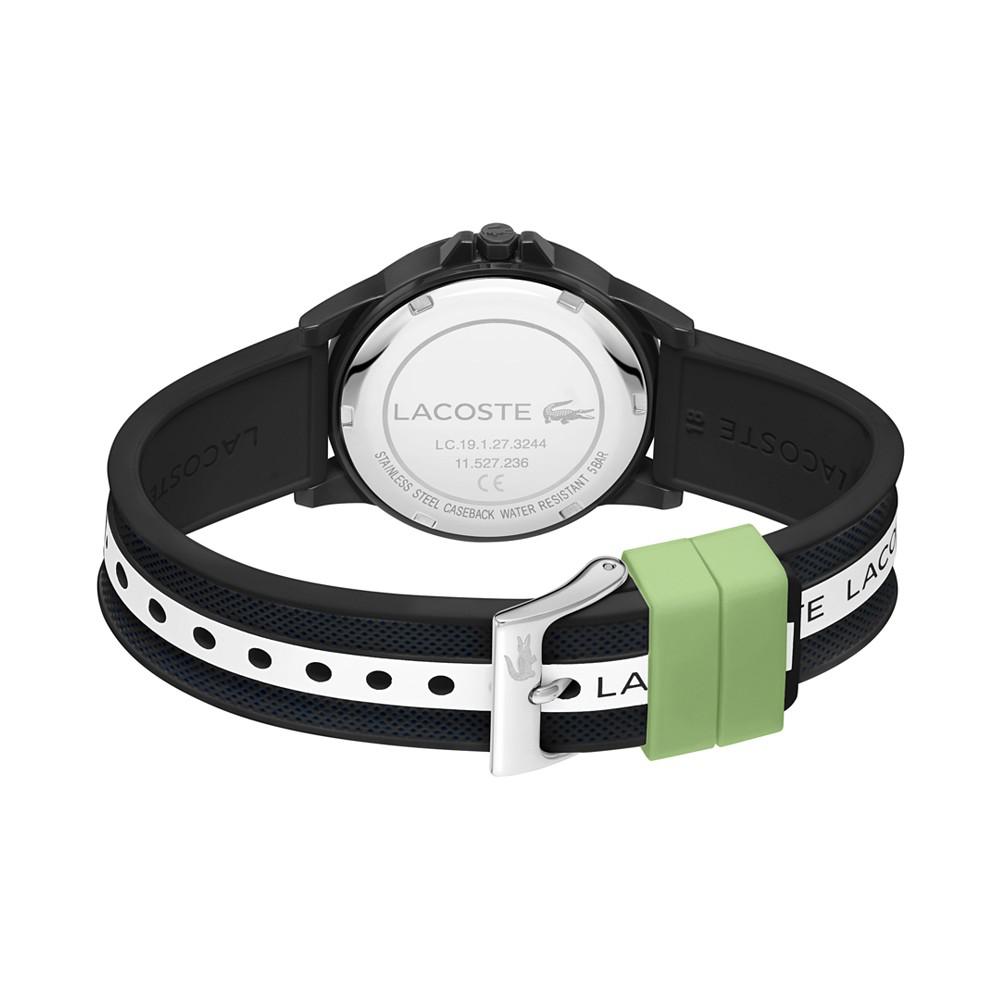 Kids' Rider Black & White Silicone Strap Watch 36mm商品第3张图片规格展示