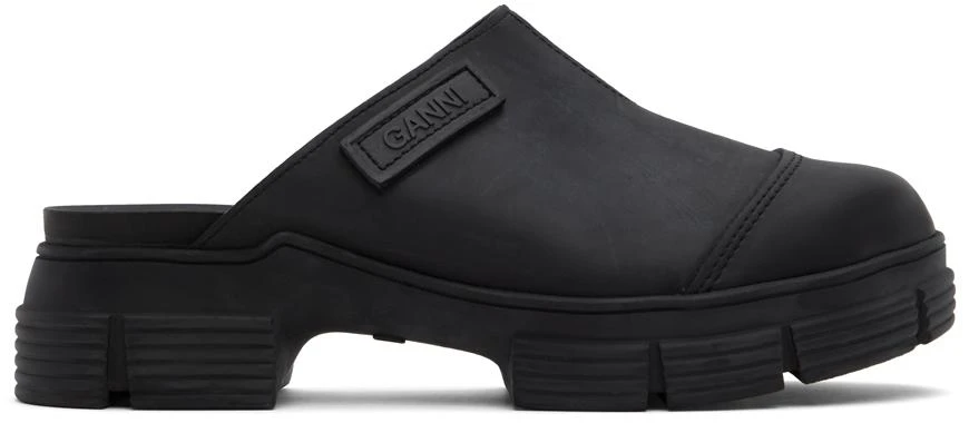 商品Ganni|Black City Slippers,价格¥723,第1张图片