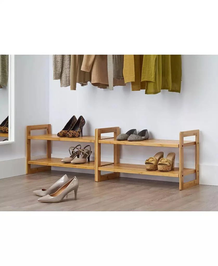 Bamboo Shoe Rack, Pack of 2 商品