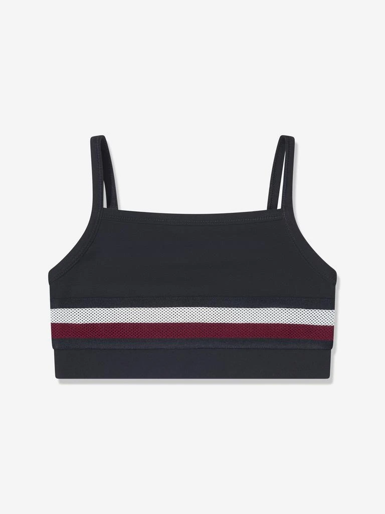 商品Tommy Hilfiger|Girls Global Stripe Sports Top in Navy,价格¥383,第1张图片