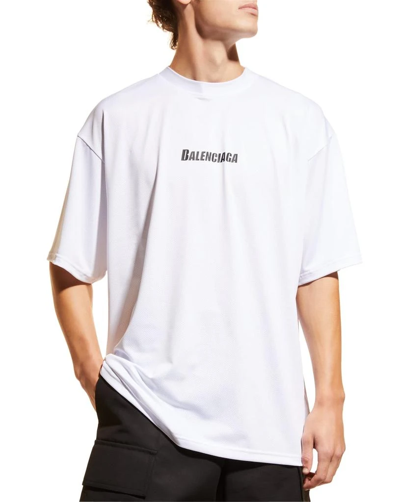 商品Balenciaga|Men's Mesh Swim T-Shirt,价格¥2472,第1张图片