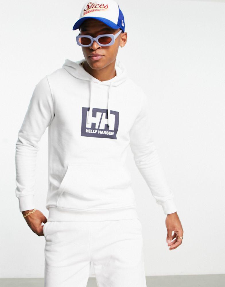 Helly Hansen Box hoodie in white商品第3张图片规格展示