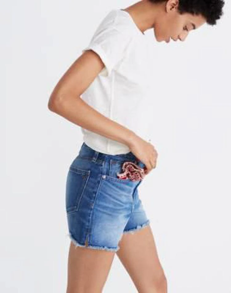 商品Madewell|The Perfect Jean Short in Butler Wash,价格¥317,第3张图片详细描述