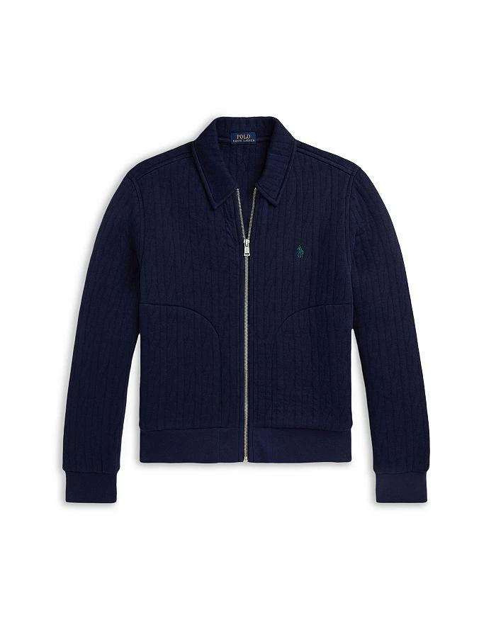 商品Ralph Lauren|Boys' Cable Quilted Jacket - Big Kid, Little Kid,价格¥584,第1张图片详细描述