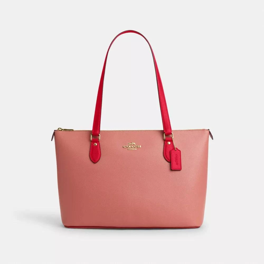 商品Coach|Gallery Tote Bag In Colorblock,价格¥928,第1张图片