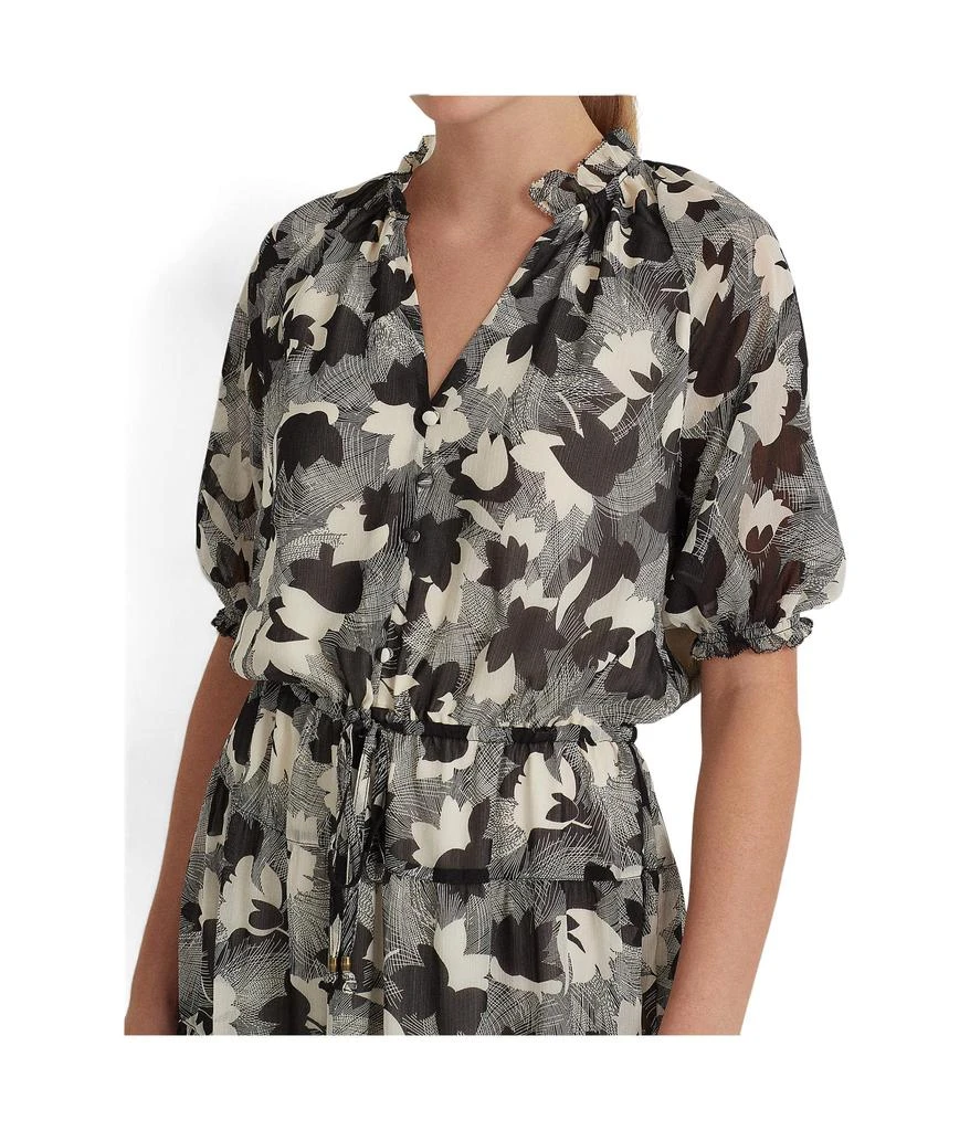 商品Ralph Lauren|Floral Crinkle Georgette Dress,价格¥632,第3张图片详细描述