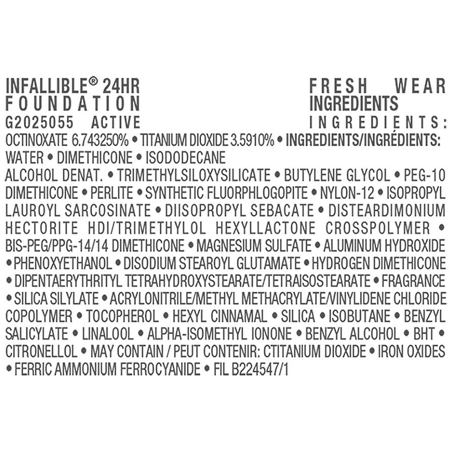 24 Hour Fresh Wear Foundation商品第4张图片规格展示
