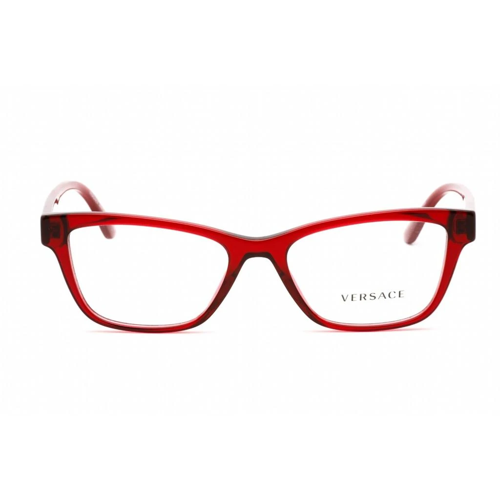 商品Versace|Versace Unisex Eyeglasses - Full Rim Cat Eye Shape Red Plastic Frame | 0VE3316 388,价格¥763,第2张图片详细描述