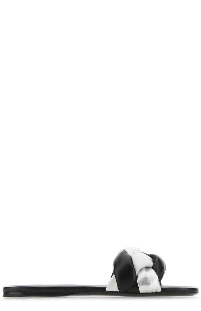Miu Miu Braided Strap Flat Sandals商品第1张图片规格展示