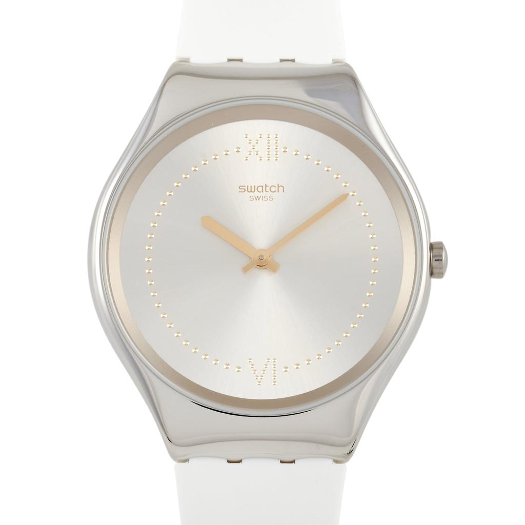 Swatch Irony Skindoree Brushed Silver Ladies' Watch SYXS108商品第1张图片规格展示